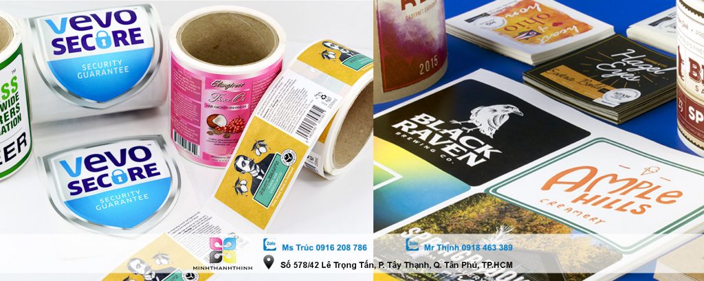 Mẫu in tem decal cuộn theo yêu cầu